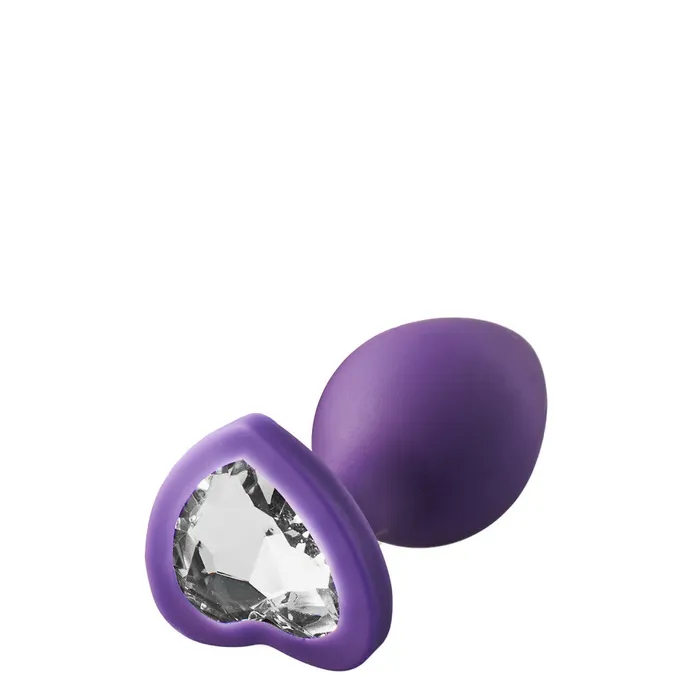 Dream Toys Anal Set of 3 pcs Flirts purple heart silicone anal dilators