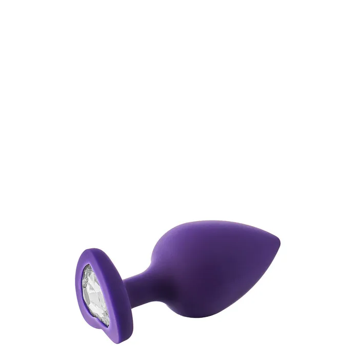 Dream Toys Anal Set of 3 pcs Flirts purple heart silicone anal dilators