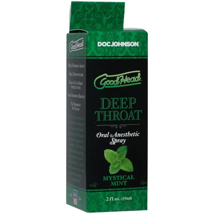 GoodHead Male Sex Toys Doc Johnson GoodHead Deep Throat Spray Mint 59ml