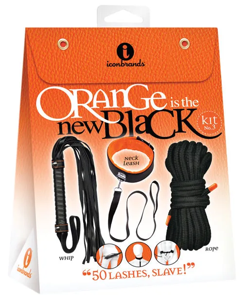 The 9s Orange Is The New Black Kit 3 50 Lashes Slave Icon Brands INC Anal