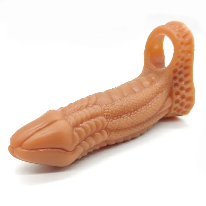 Own Pleasures Male Sex Toys Penis Sleeve Extender Delay Ejaculation Aid