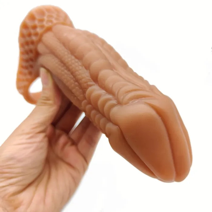 Own Pleasures Male Sex Toys Penis Sleeve Extender Delay Ejaculation Aid