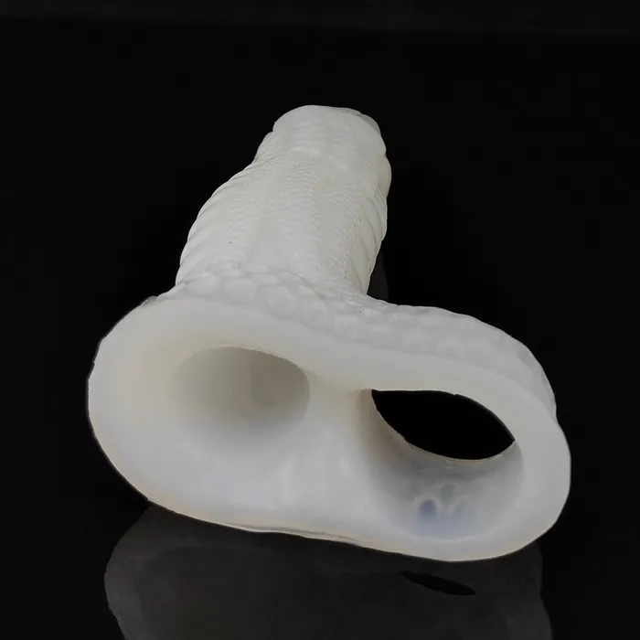 Own Pleasures Male Sex Toys Penis Sleeve Extender Delay Ejaculation Aid