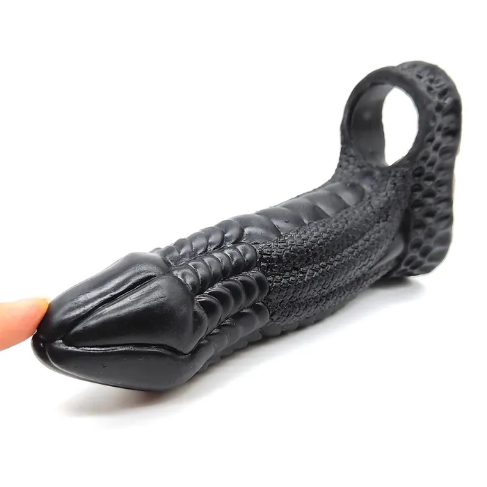 Own Pleasures Male Sex Toys Penis Sleeve Extender Delay Ejaculation Aid