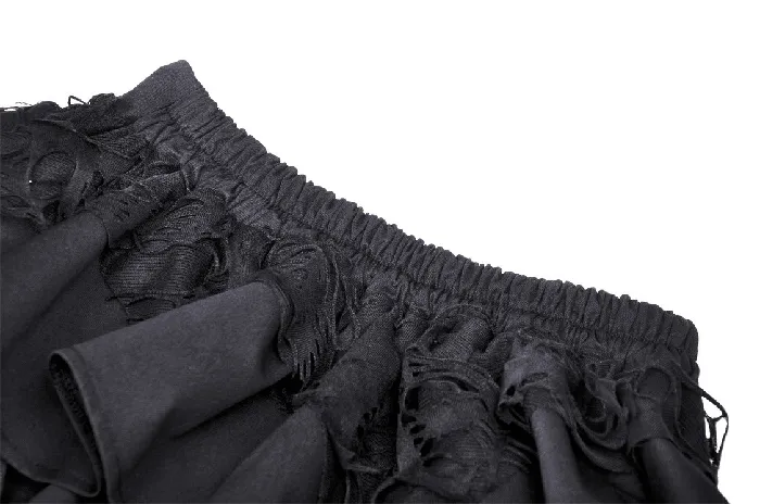 Male Sex Toys EVEs SECRETS Gothic Tiered Skirt with Ruffle Layers and Zip Detailing