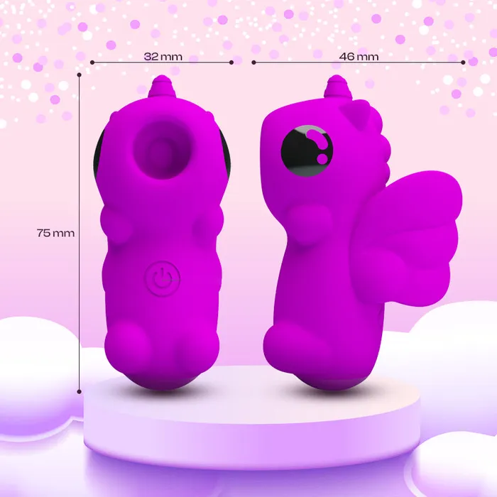 FRISKY BUSINESS SG Female Sex Toys Unicorn Utopia Finger Vibration with Oral Suction