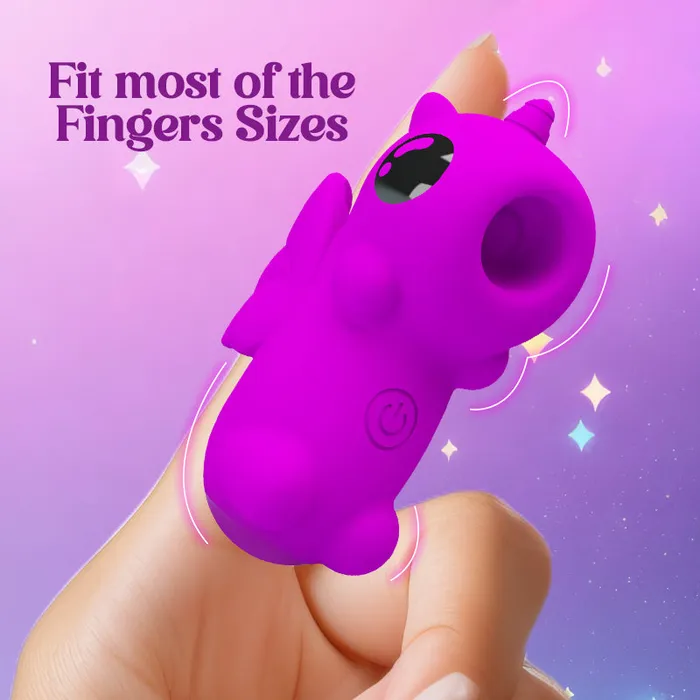 FRISKY BUSINESS SG Female Sex Toys Unicorn Utopia Finger Vibration with Oral Suction