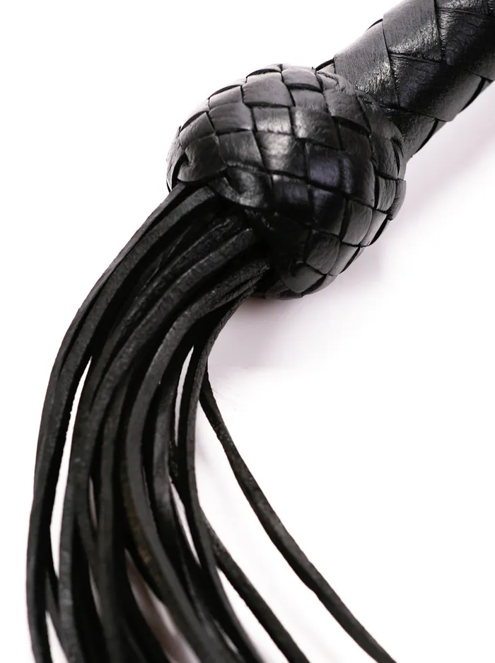 HonourSkintwocom Restraints Leather Flogger Black