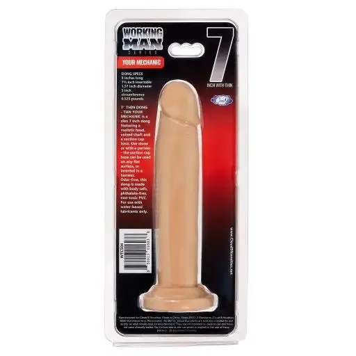 Vibrators Cloud 9 Novelties Cloud 9 Working Man 7 Tan Your Mechanic thin Vibrators Cloud 9 Novelties Cloud 9 Working Man 7 Tan Your Mechanic thin