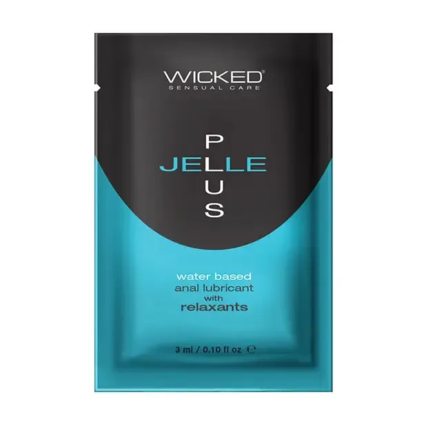 Wicked Sensual Care Jelle Plus Water Based Anal Lubricant with Relaxants 1 oz Wicked Sensual Care Male Sex Toys Wicked Sensual Care Jelle Plus Water Based Anal Lubricant with Relaxants 1 oz Wicked Sensual Care Male Sex Toys