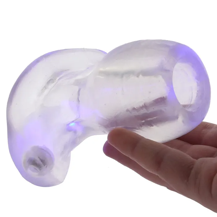 XR Brands Male Sex Toys Master Series Light Tunnel Dilator Plug in Medium