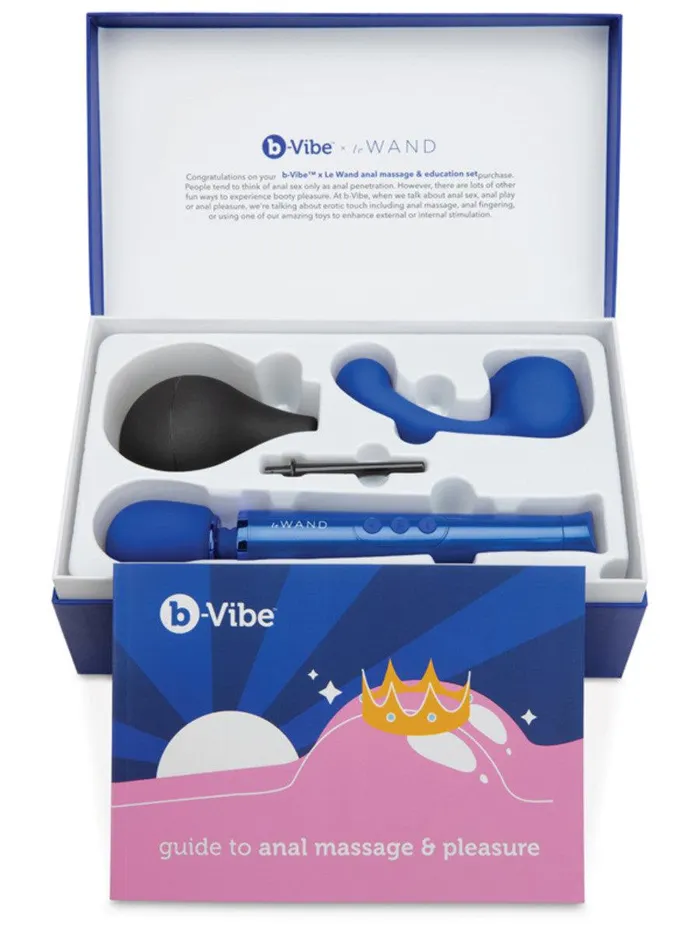 Anal Massager and Education 10 Piece Set Le Wand Male Sex Toys