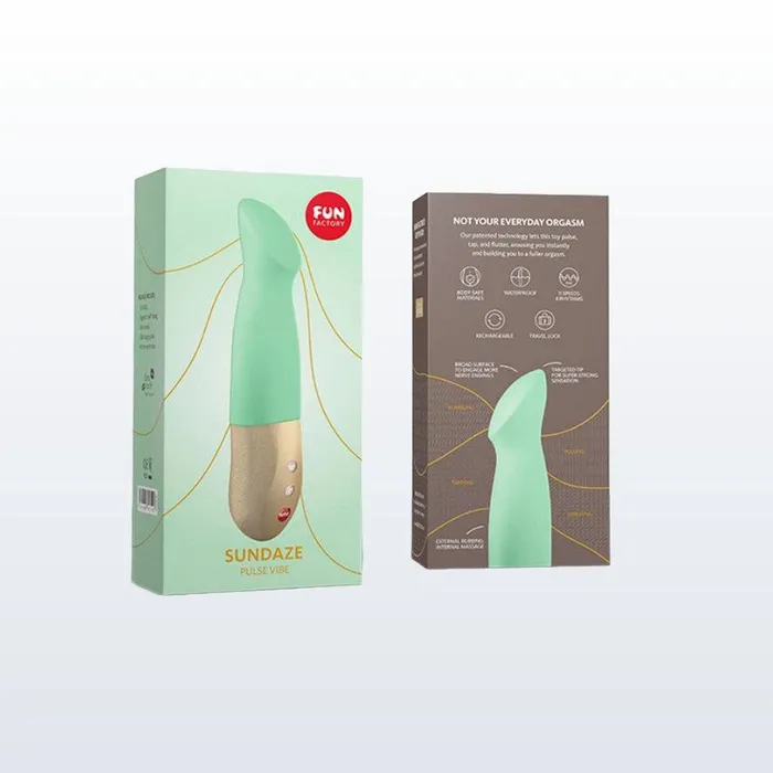 Fun Factory Vibrators Fun Factory Sundaze Pulse Vibrating Wand Massager Pistachio