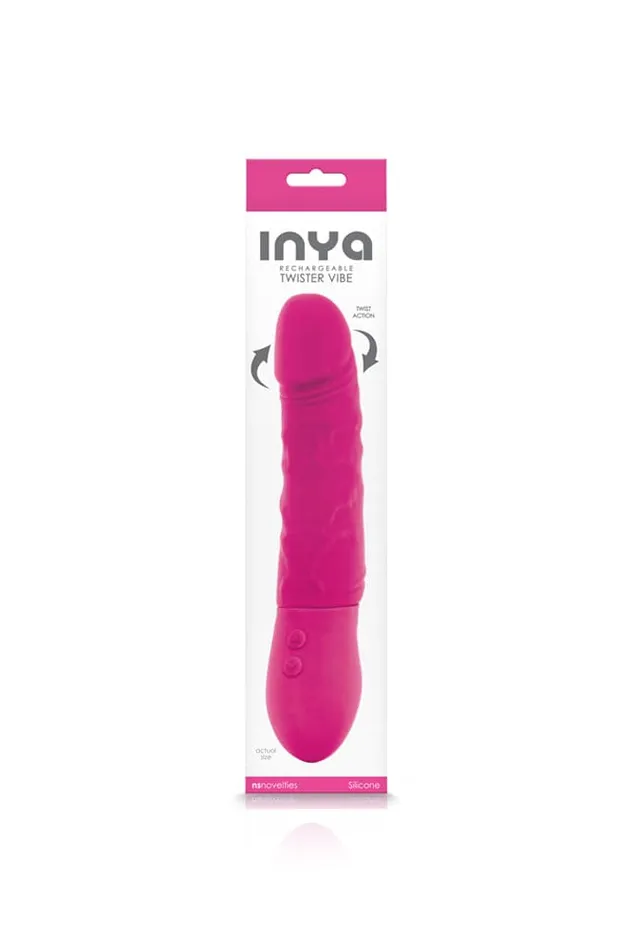 Vibrators NS Novelties INYA Twister Rotating Vibrator Pink NS Novelties