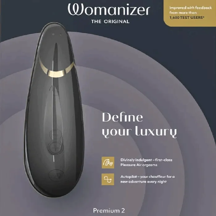 WOMANIZER Vibrators Womanizer Premium 2 Pleasure Air Black