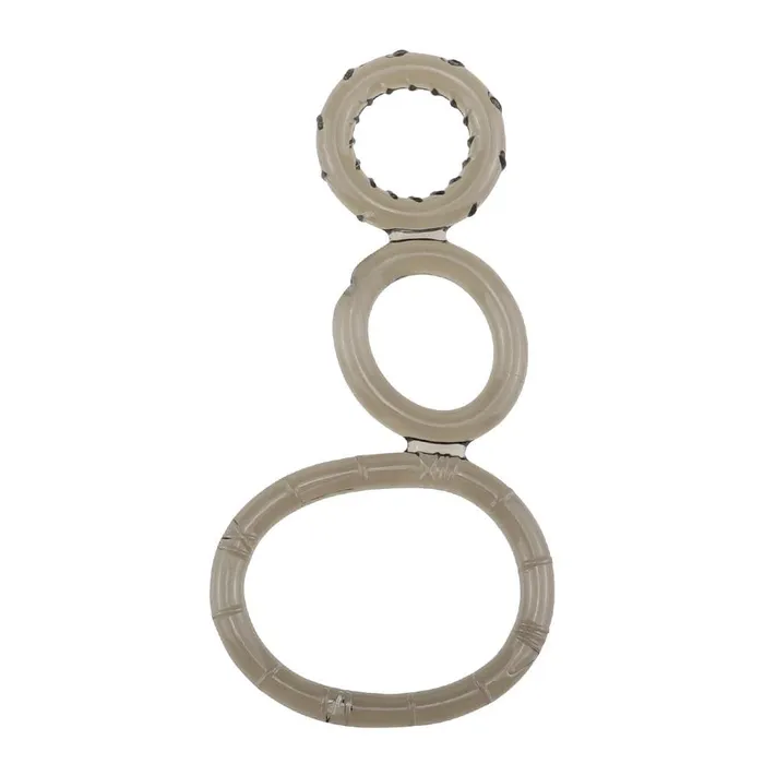 Harder Erections Silicone Triple Ring Lovegasm Male Sex Toys