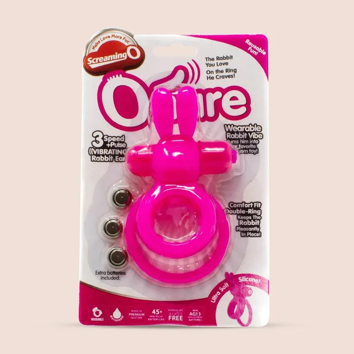 Bushman Products Male Sex Toys Screaming O Ohare vibrating rabbit penis ring