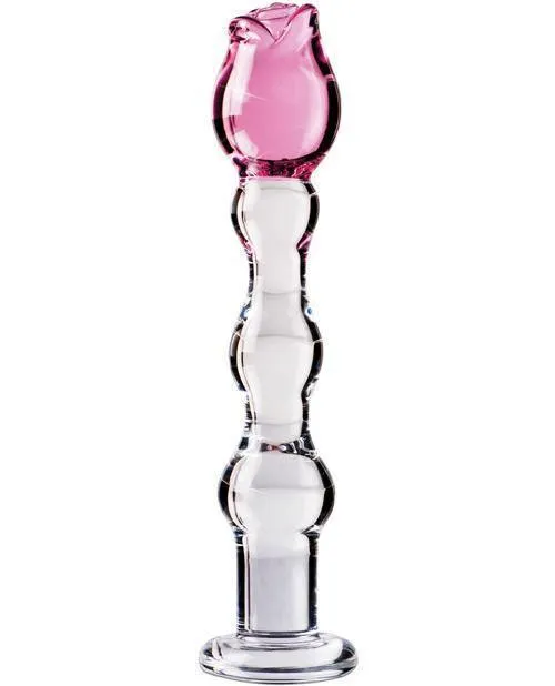 Dildos Icicles No 12 Hand Blown Glass Massager Clear Wrose Tip Pipedream Products
