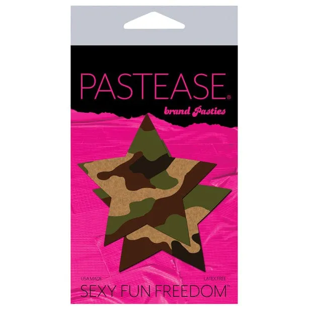Nipple Clitoral Toys Pastease Premium Camo Star Pasties Nipple Covers OS Green Pastease Nipple Clitoral Toys Pastease Premium Camo Star Pasties Nipple Covers OS Green Pastease