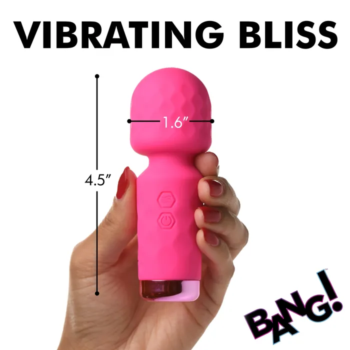 Bang Vibrators 10X Mini Silicone Wand Pink