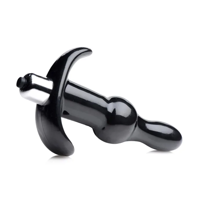 Bumpy Vibrating Anal Plug Black Frisky Anal