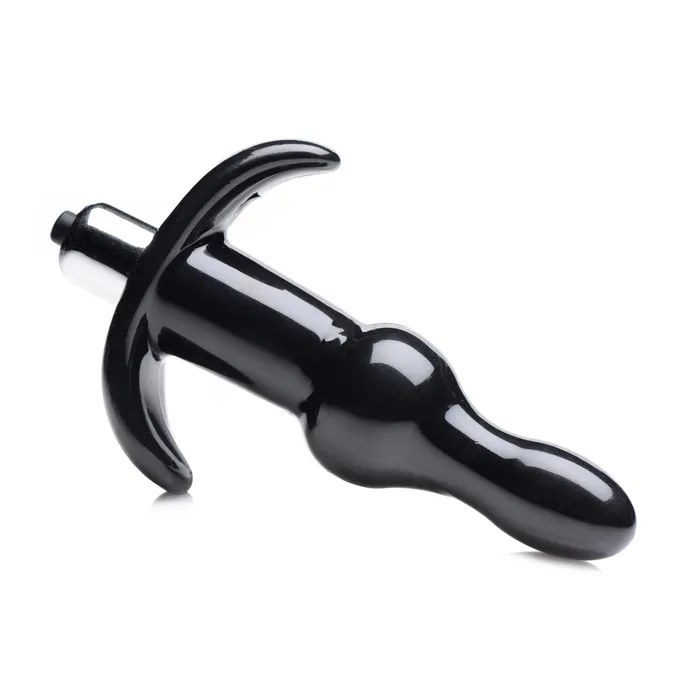 Bumpy Vibrating Anal Plug Black Frisky Anal