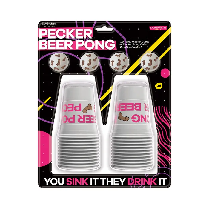 Female Sex Toys Pecker Beer Pong Game with Balls Hott Products Unlimited