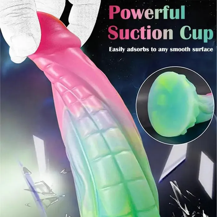 Anal Inyarose 8 Inch Fantasy Glow Snake Dildo