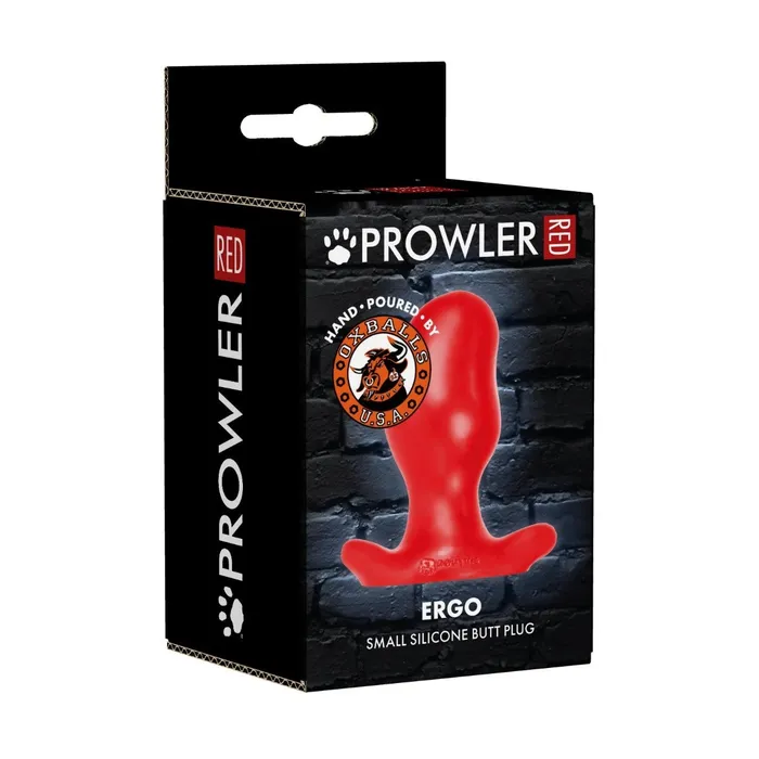 Anal Prowler RED Prowler RED By Oxballs ERGO Butt Plug Silicone Small