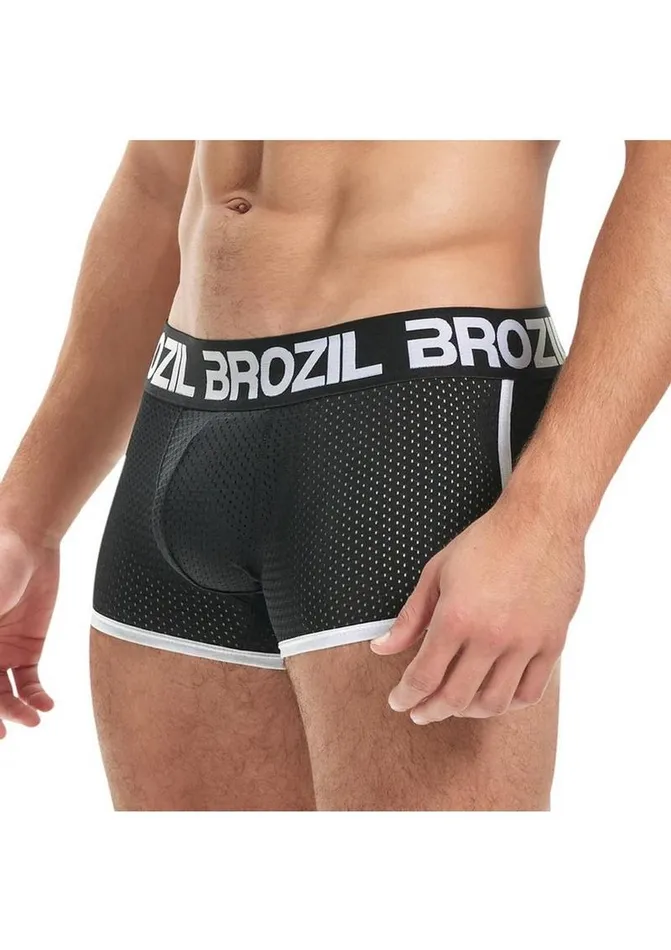 Brozil Vibrators Brozil Ultra Glute and Bulge Enhancing Mesh Trunk