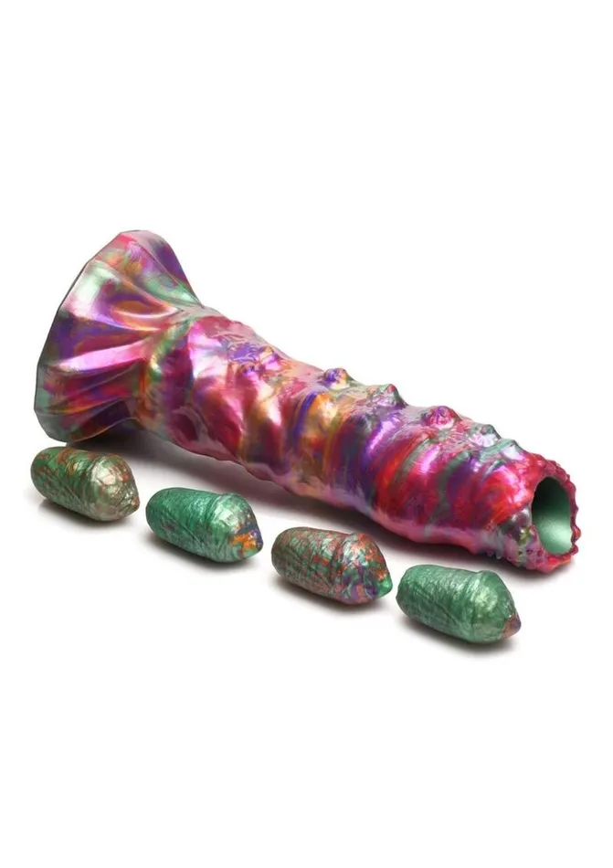 Creature Cocks Female Sex Toys Creature Cocks Larva Silicone Ovipositor Dildo with Eggs