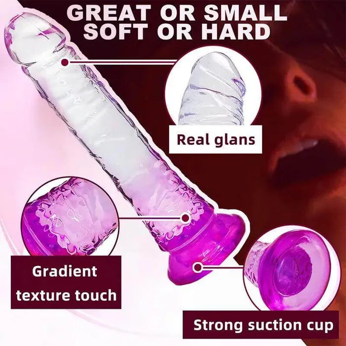 Dildos Inyarose Gradient Clear Crystal Dildo