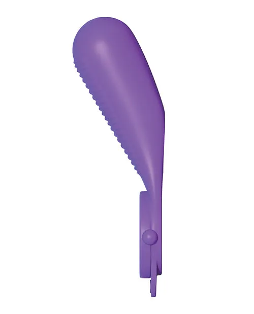 Fantasy CRingz Ride N Glide Couples Ring Purple Open Desires Vibrators