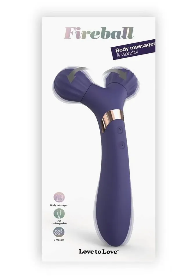 Female Sex Toys Love to Love Fireball Rechargeable Silicone Vibrator