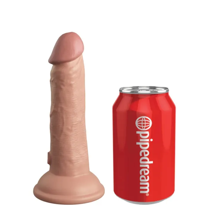 King Cock King Cock Elite Dual Density Silicone Dildo Pink 6 Inch Dildos