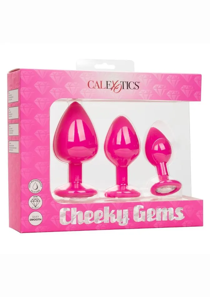 Male Sex Toys Cheeky Gems Silicone Anal Training Kit Cheeky