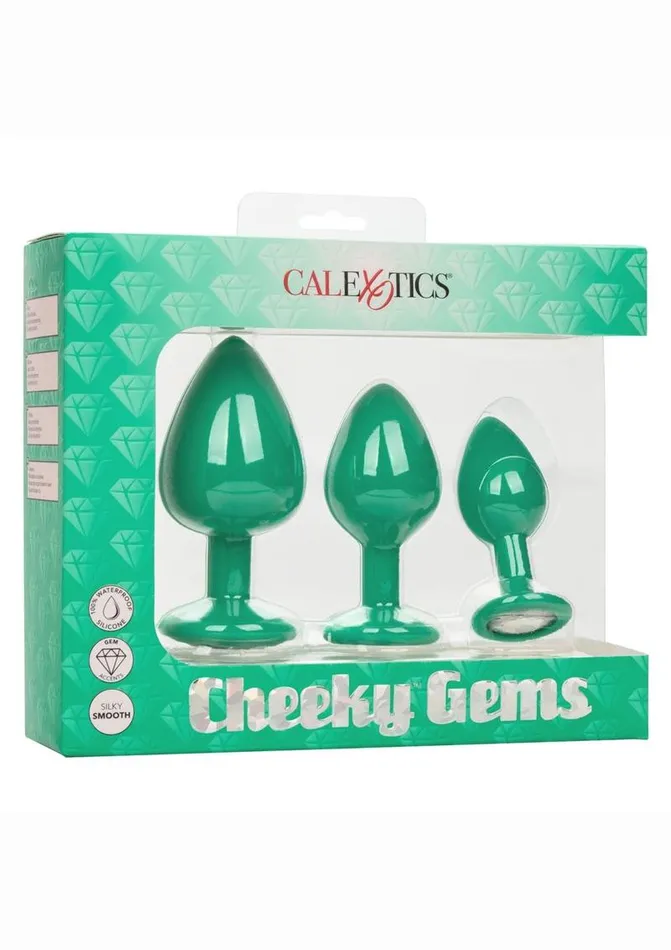 Male Sex Toys Cheeky Gems Silicone Anal Training Kit Cheeky