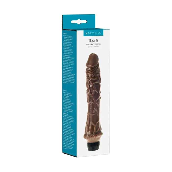 Me You Us Me You Us Thor 8 Realistic Vibrator Brown Vibrators