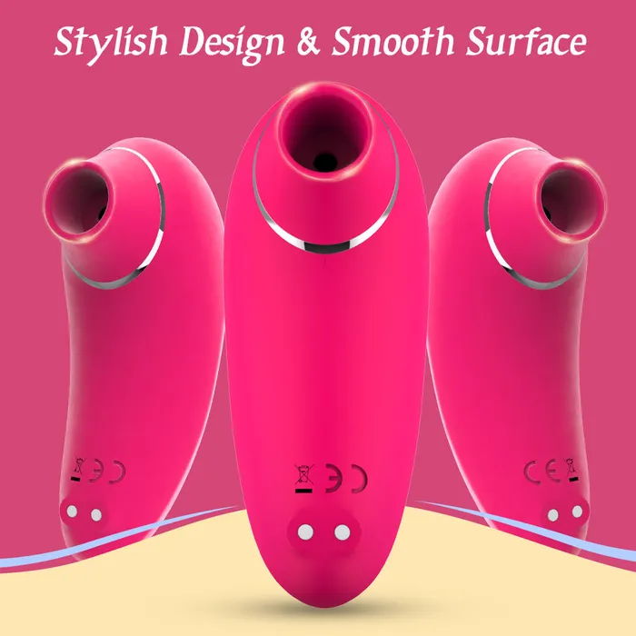 Mini Size Suction Vibrator with 9 Powerful Frequencies In Red Earlypeach Female Sex Toys Mini Size Suction Vibrator with 9 Powerful Frequencies In Red Earlypeach Female Sex Toys
