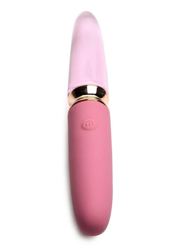 Prisms VibraGlass 10x Rose Dual End Rechargeable SiliconeGlass Vibrating Dildo Prisms Female Sex Toys Prisms VibraGlass 10x Rose Dual End Rechargeable SiliconeGlass Vibrating Dildo Prisms Female Sex Toys