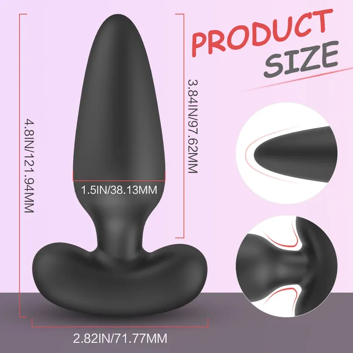 The Bad Peach Anal Albert Control Prostate Vibrating Butt Plug