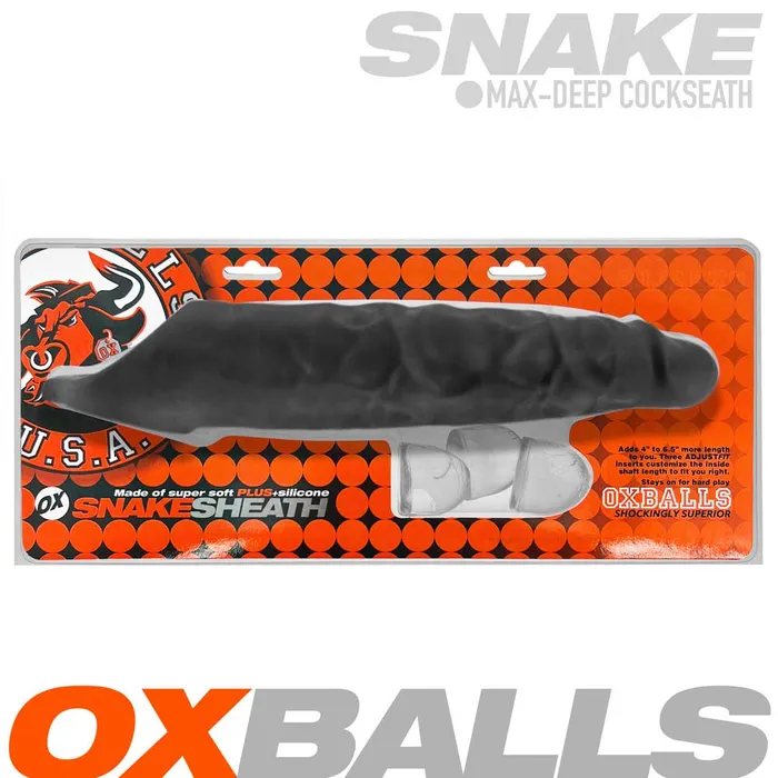 Anal Oxballs Snake Cocksheath Black Ice Anal Oxballs Snake Cocksheath Black Ice