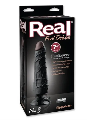 Anal Pipedream Real Feel Deluxe no3 7Inch Black Anal Pipedream Real Feel Deluxe no3 7Inch Black