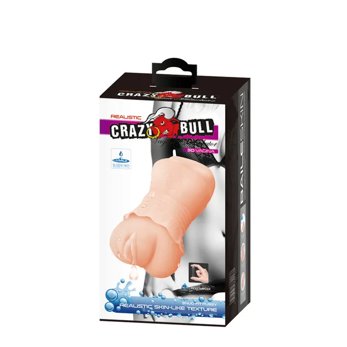 Crazy Bull No Lube Masturbator Sleeve Realistic Pussy SkinLike Texture Pretty Love Male Sex Toys Crazy Bull No Lube Masturbator Sleeve Realistic Pussy SkinLike Texture Pretty Love Male Sex Toys