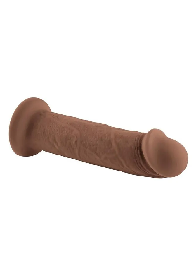 Evolved Female Sex Toys Girthy Vibrating Rechargeable Silicone Dildo