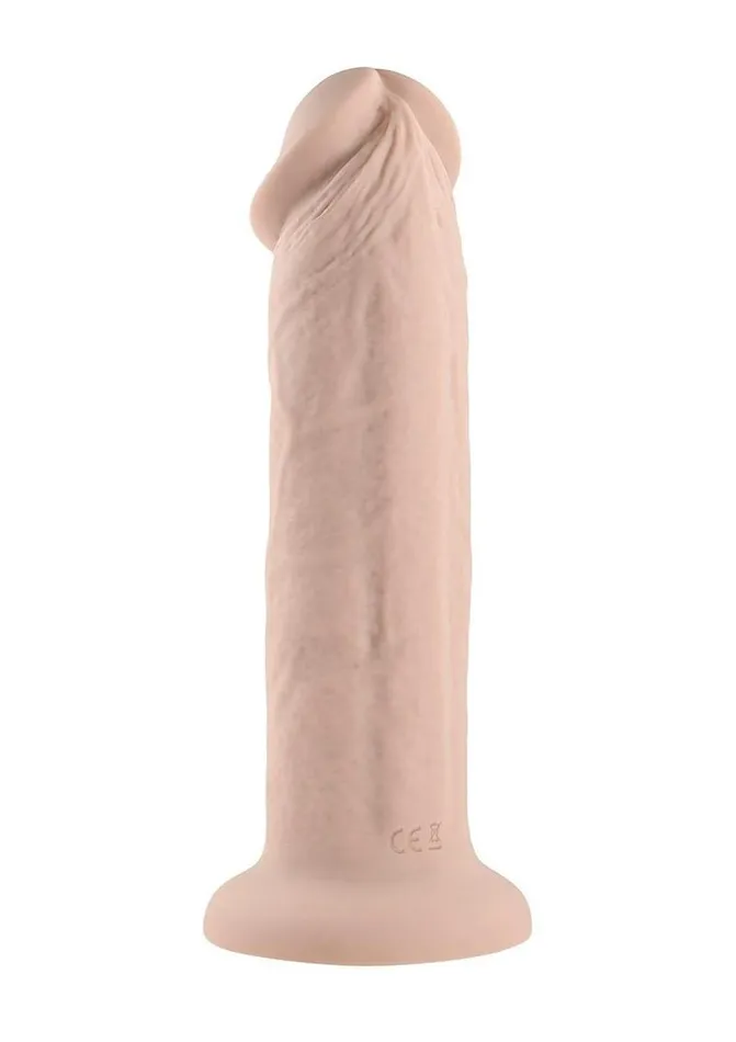 Evolved Female Sex Toys Girthy Vibrating Rechargeable Silicone Dildo