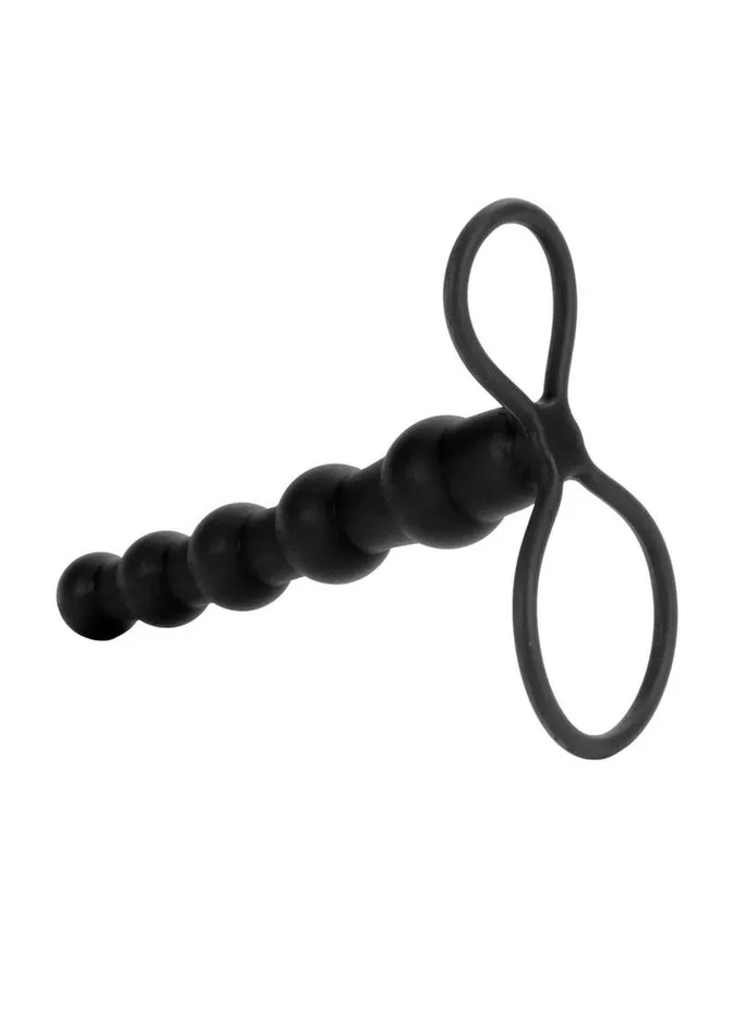 Extensions Female Sex Toys Silicone Love Rider Beaded Dual Penetrator