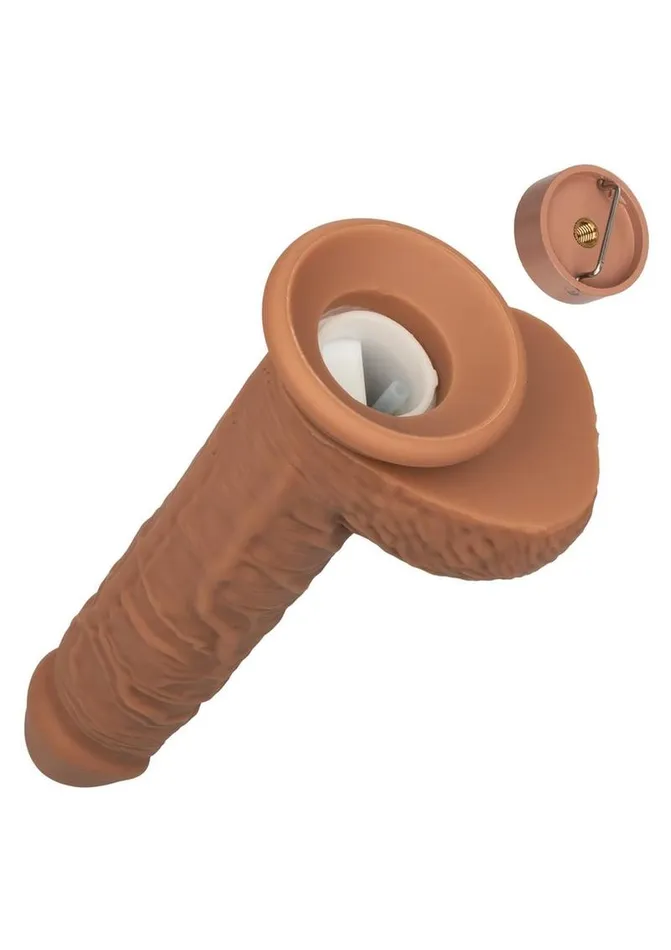 Female Sex Toys Squirting Fuck Stick Rechargeable Silicone Realistic Dong with Suction Cup Fuck Stick