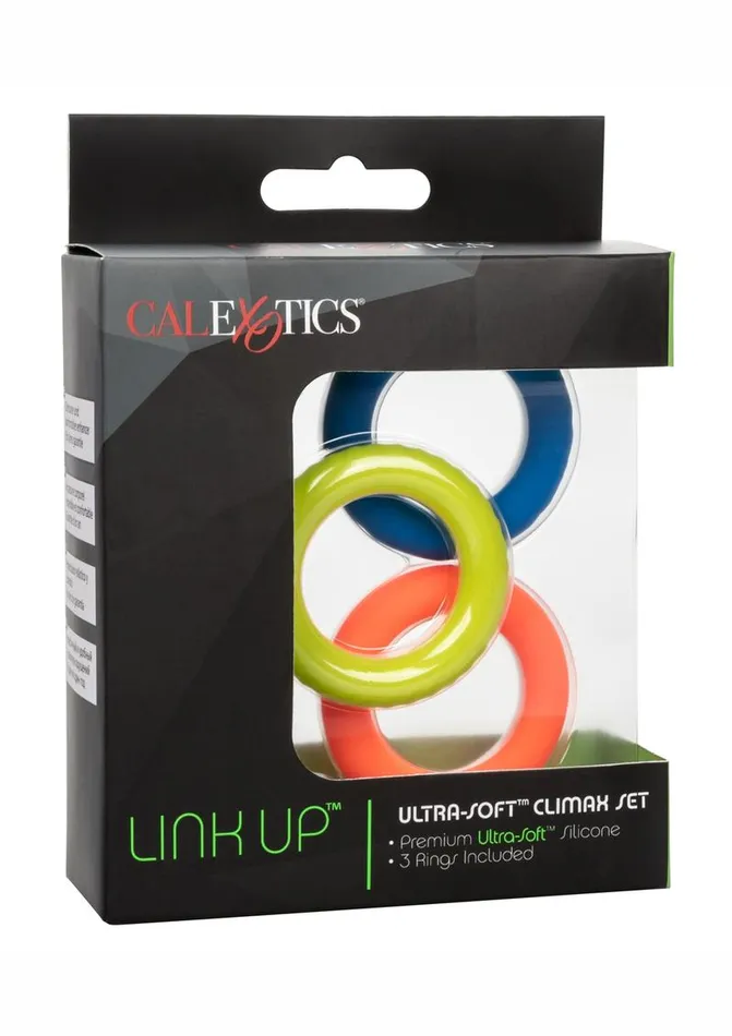 Link Up Ultra Soft Climax Silicone Cock Ring Link Up Male Sex Toys