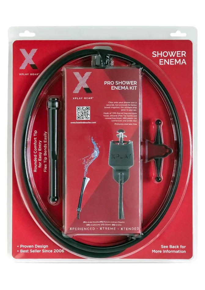 Perfect Fit The Xplay Pro Shower Enema Kit Male Sex Toys